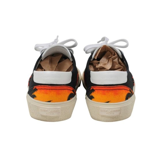Saint Laurent Mens Palm Tree Skate Low Top Sneakers EU43.5 US10.5 Sunset Yellow - Picture 6 of 7